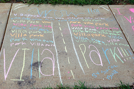 Villa Park, Written Several Times on the Same Port